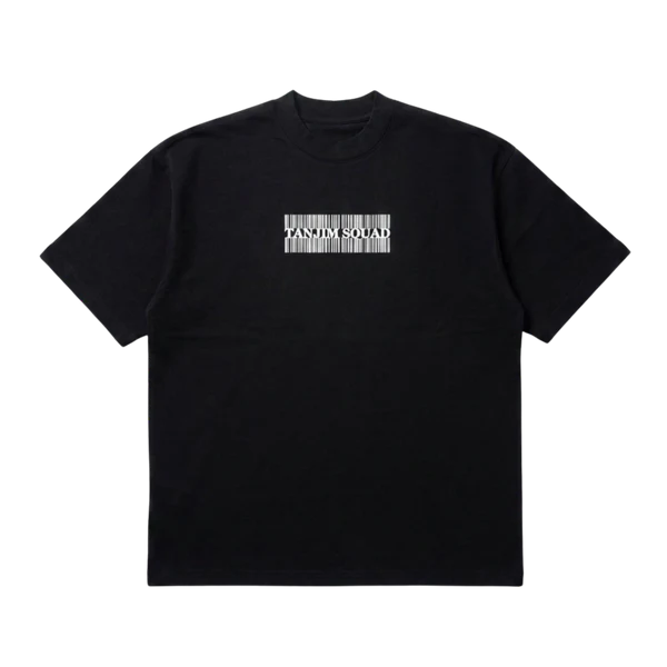 BARCODE TEE BLACK