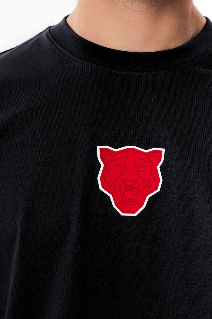 PANTHER DETAIL Oversized Relaxed Fit T-shirt