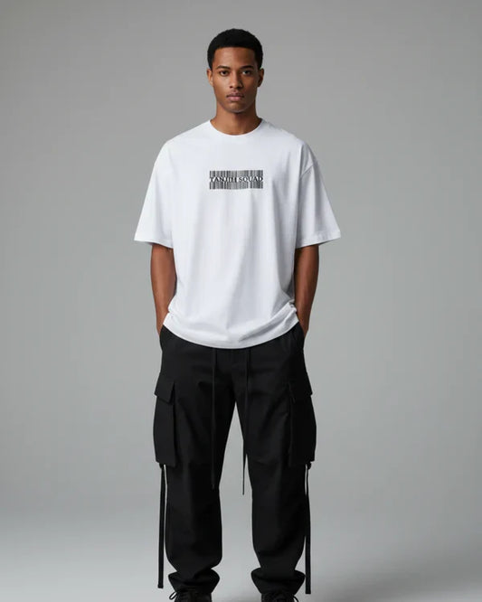 BARCODE TEE WHITE