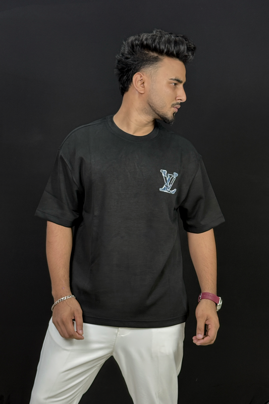 Premium China Imported Dropshoulder T-Shirt (black)