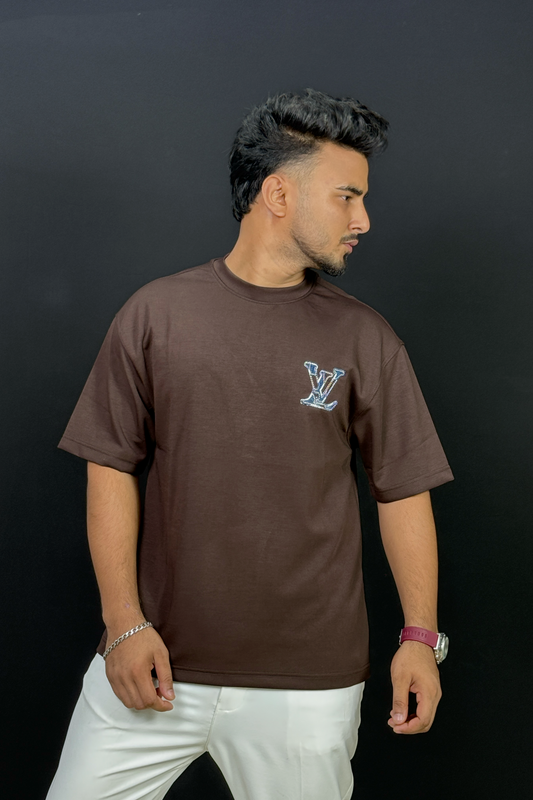 Premium China Imported Dropshoulder T-Shirt (brown)