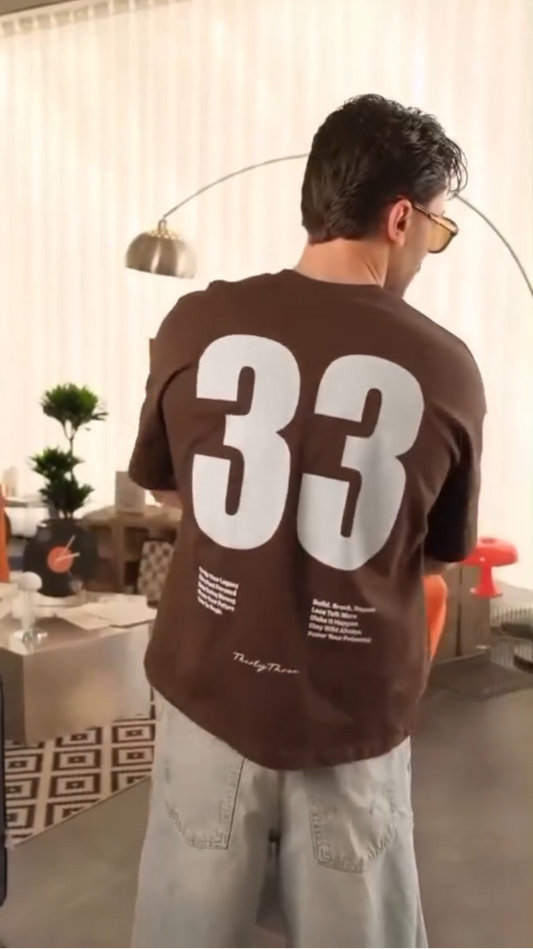 33 TEE brown