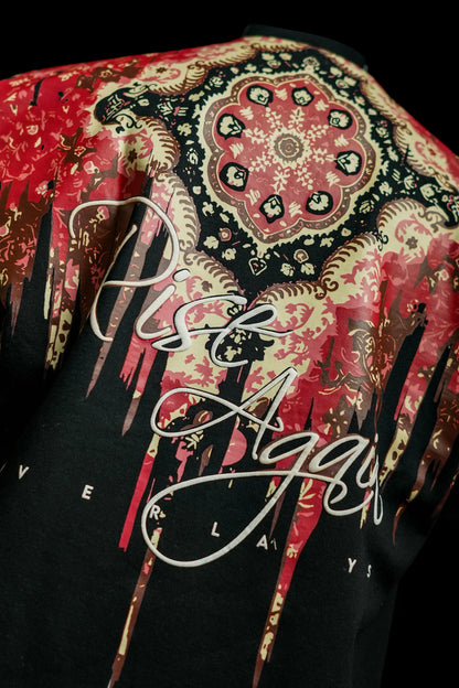 Carpedian Black Oversized Tshirt