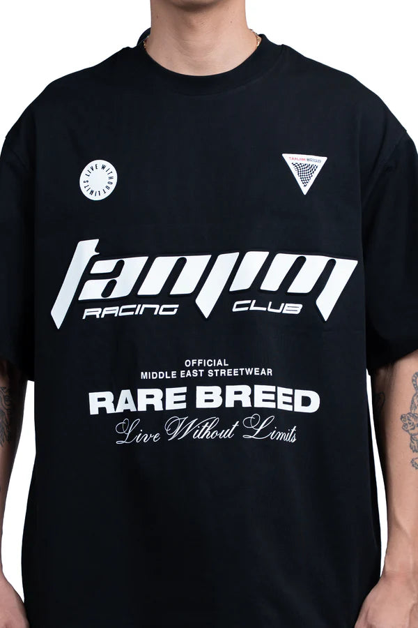 TANJIM RACE T-SHIRT - BLACK