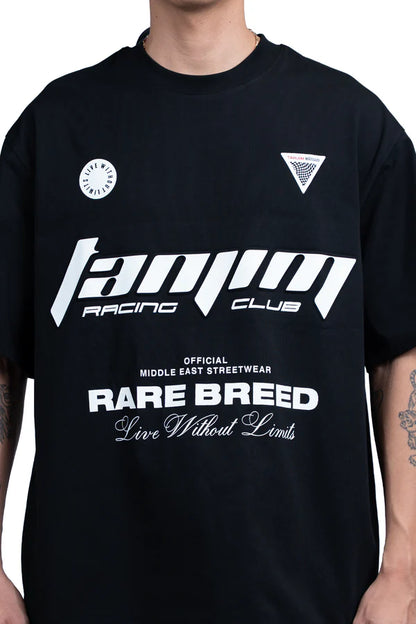 TANJIM RACE T-SHIRT - BLACK