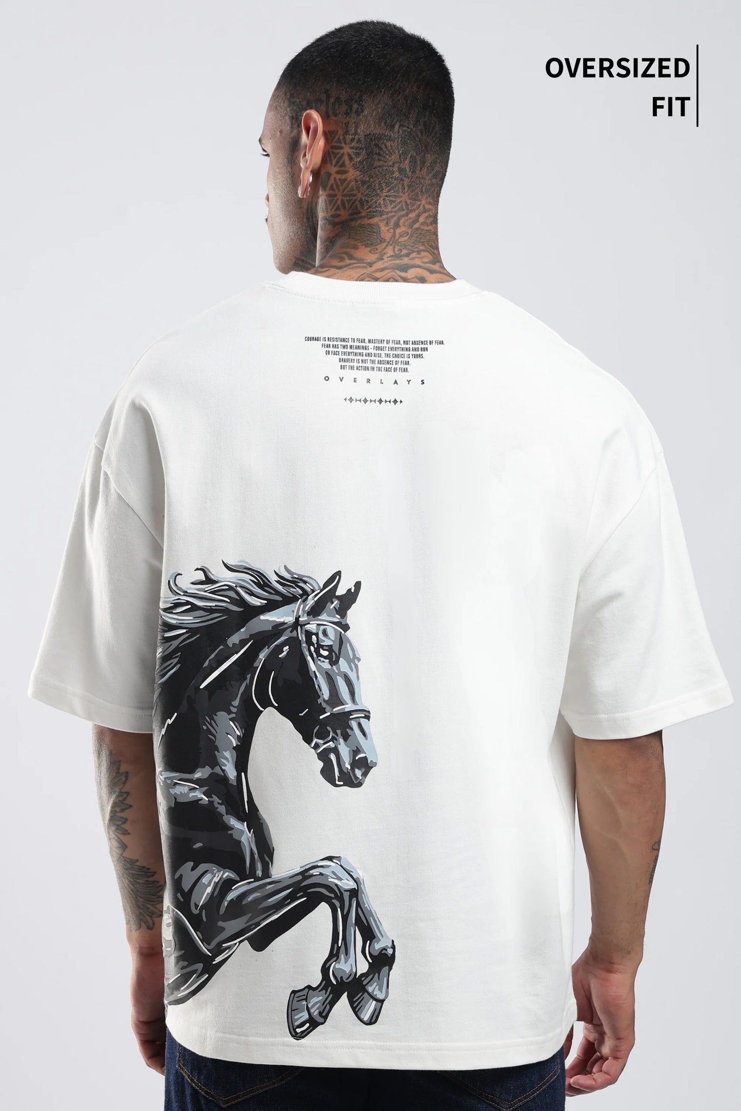 Stallion Oversized Relaxed Fit T-shirt