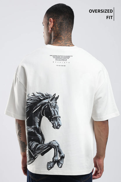 Stallion Oversized Relaxed Fit T-shirt