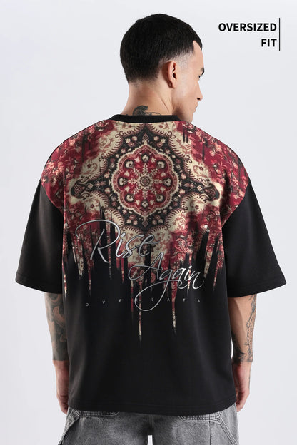 Carpedian Black Oversized Tshirt