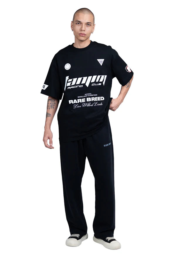 TANJIM RACE T-SHIRT - BLACK