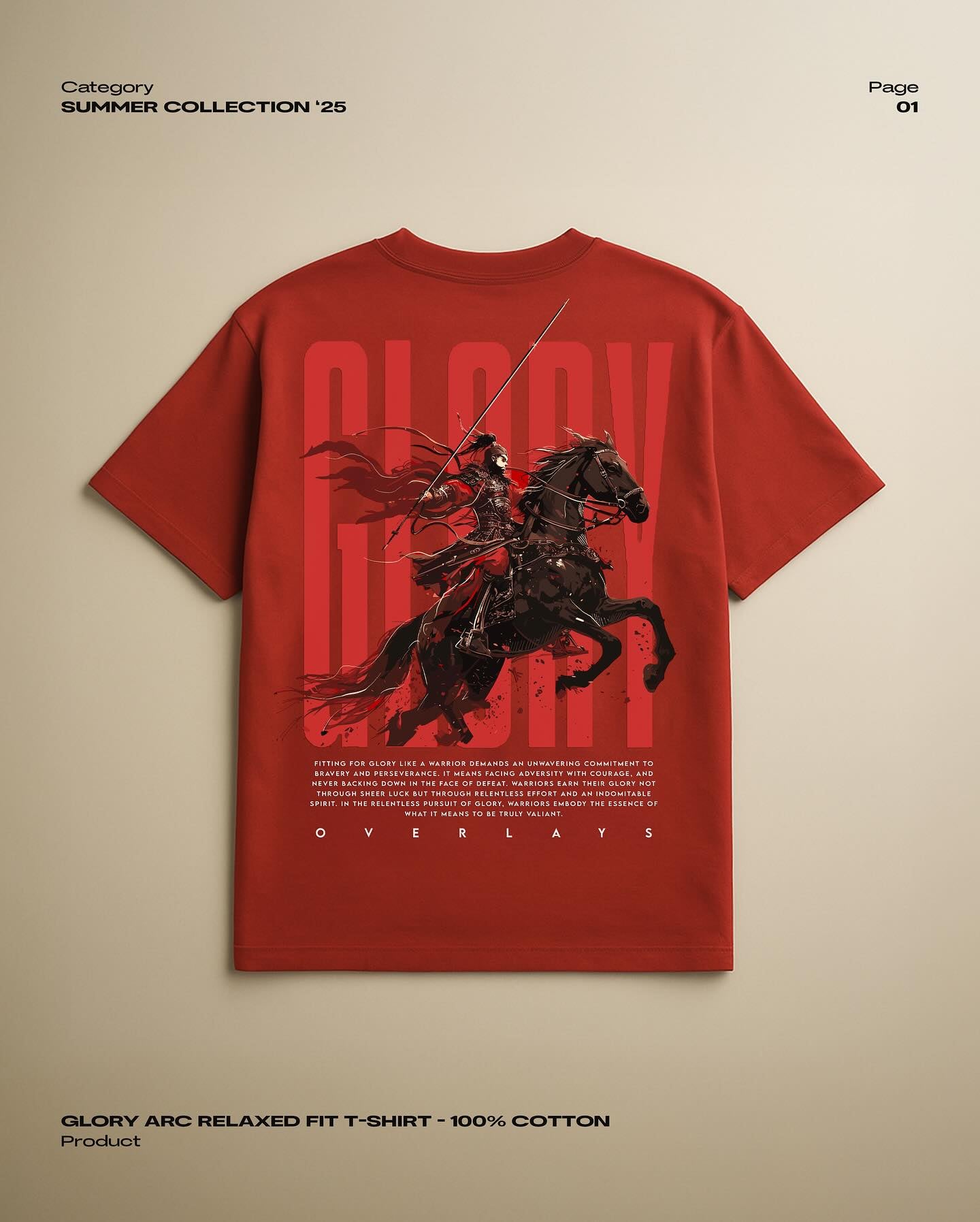 Glory Oversized Relaxed Fit T-shirt