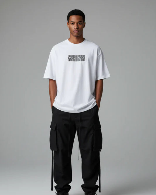 BARCODE TEE WHITE