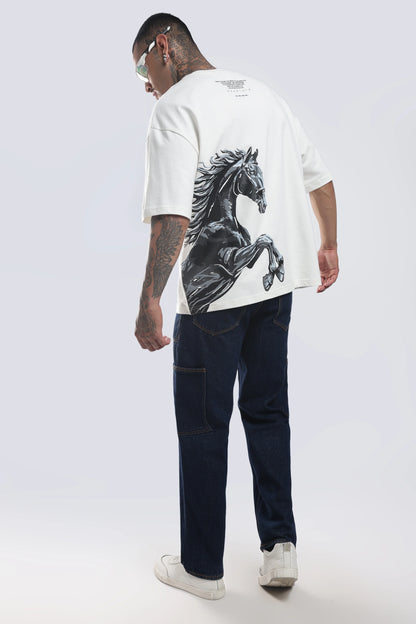 Stallion Oversized Relaxed Fit T-shirt