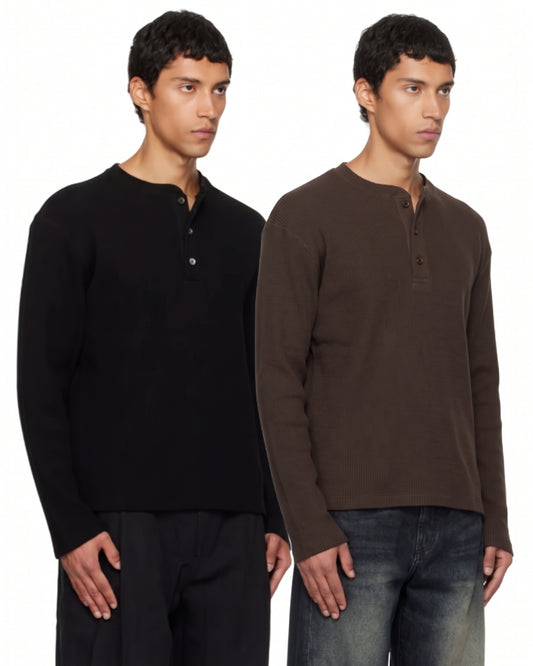 (BLACK +COFFEE) HENLEY COMBO