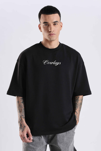 Carpedian Black Oversized Tshirt