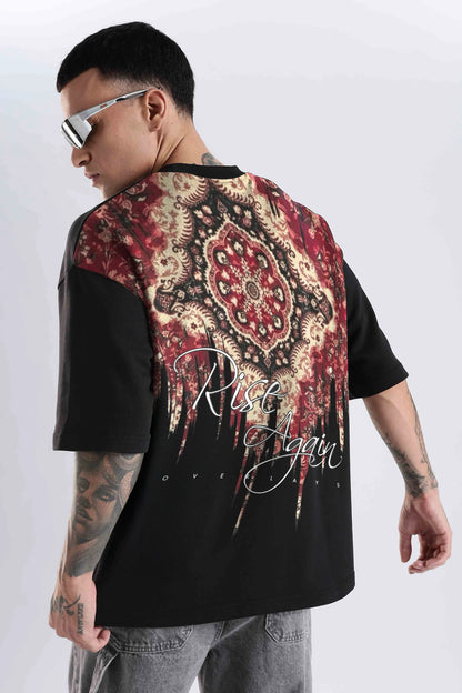 Carpedian Black Oversized Tshirt