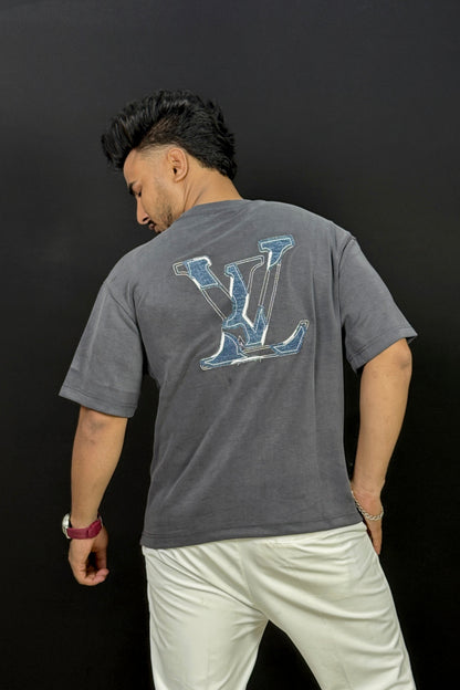 Premium China Imported Dropshoulder T-Shirt (Ash black)