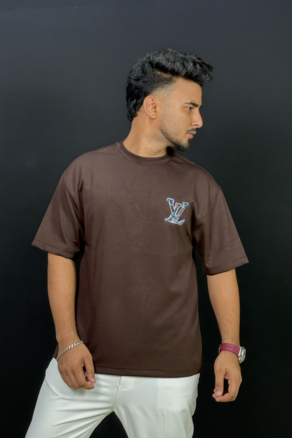 Premium China Imported Dropshoulder T-Shirt (brown)