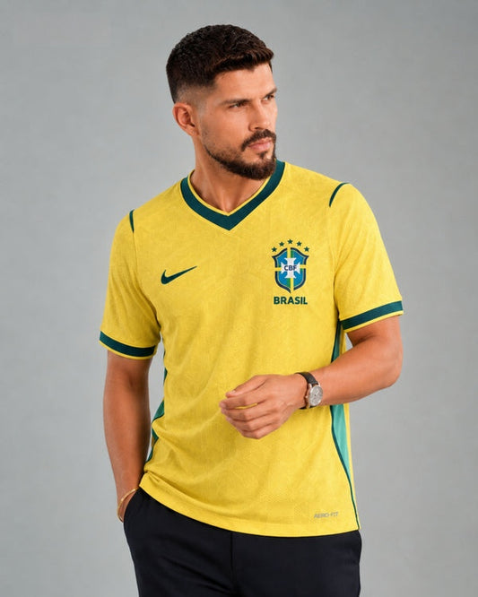 Brazil Home Authentic Jersey World Cup Football 2026
