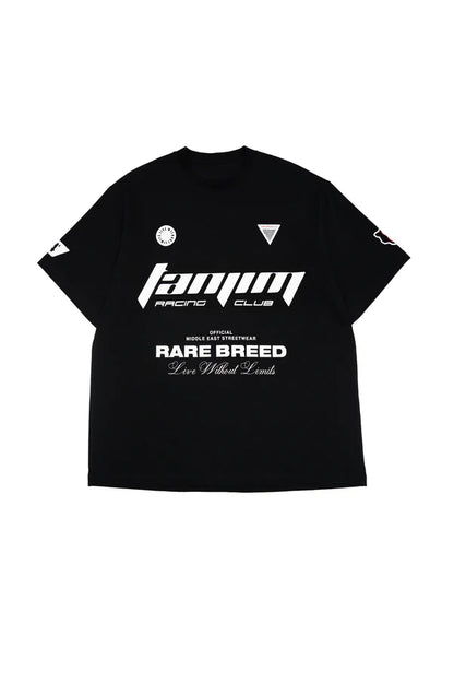 TANJIM RACE T-SHIRT - BLACK