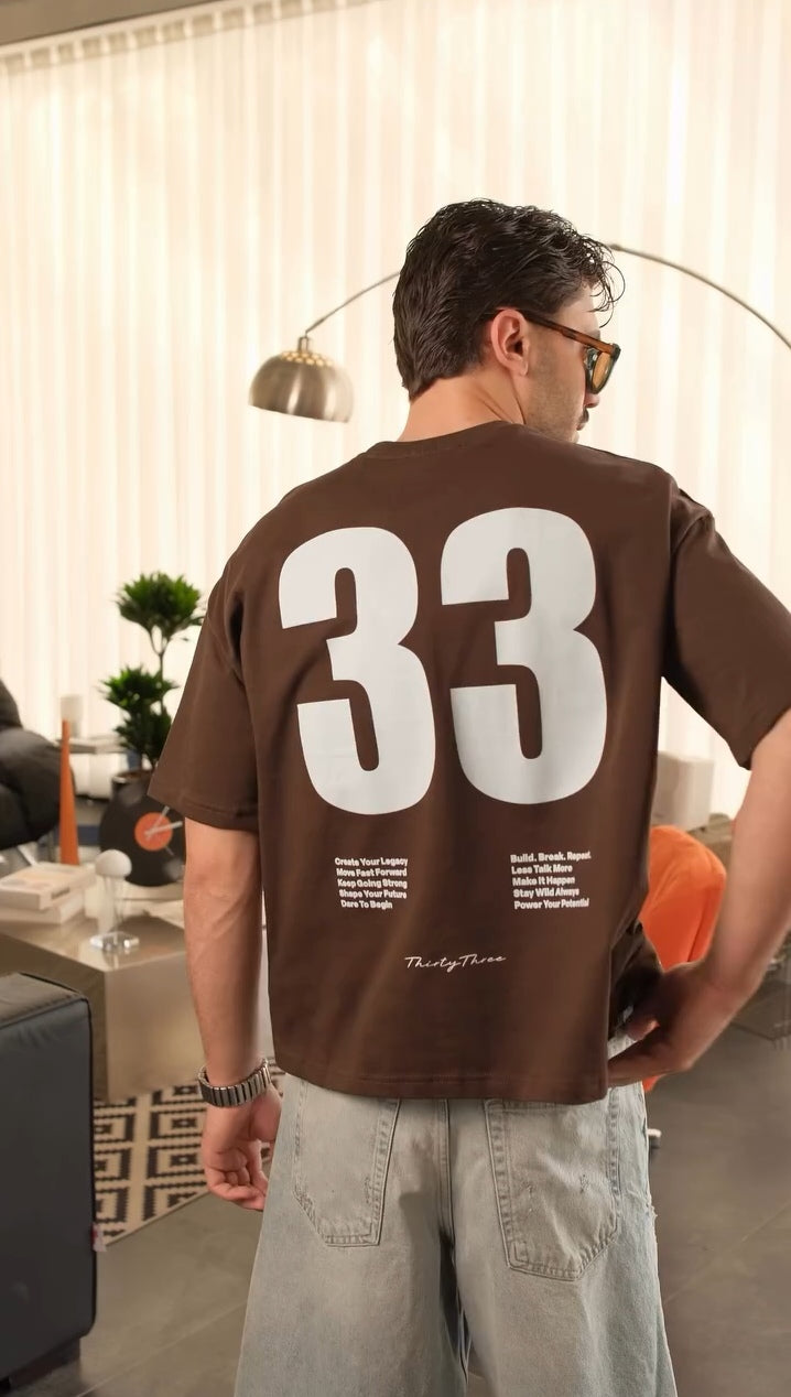 33 TEE brown