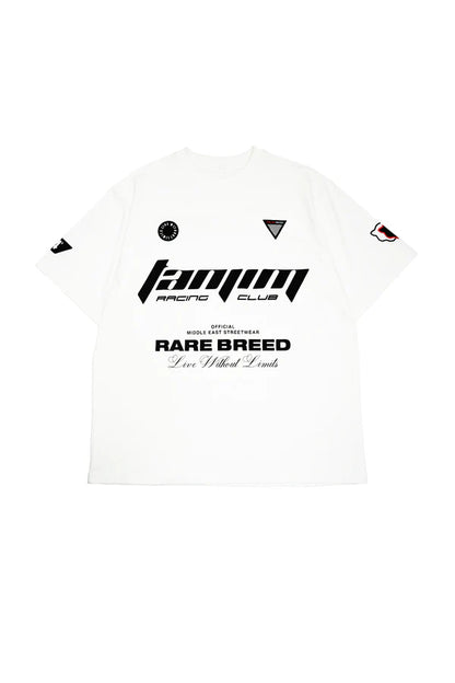 TANJIM RACE T-SHIRT - WHITE